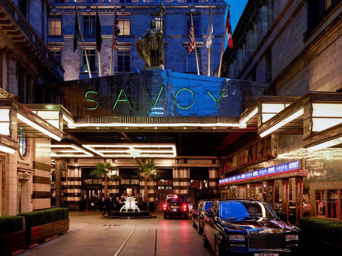 The Savoy Hotell London Exteriör bild